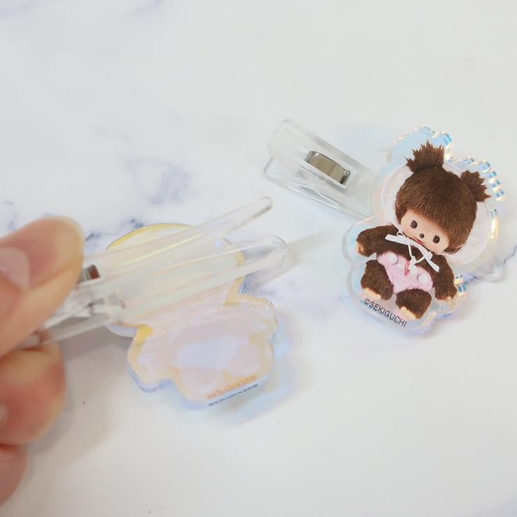 モンチッチ ヘアアクセ オーロラアクリルヘアクリップ | cinemacollection | 詳細画像2 