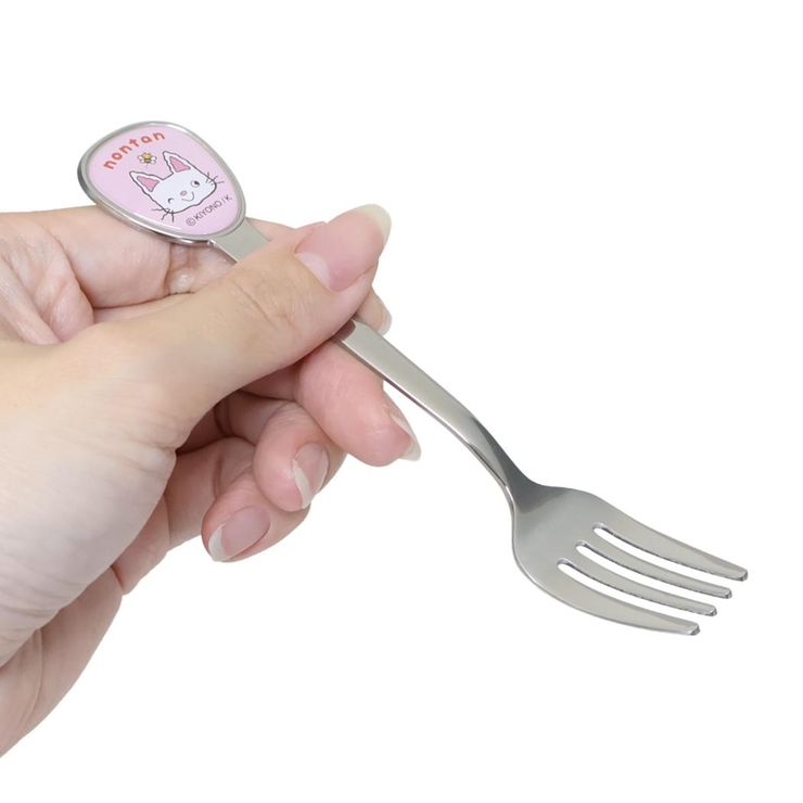 ノンタン キッズ食器 ステンレスフォーク | cinemacollection【KIDS】 | 詳細画像2 
