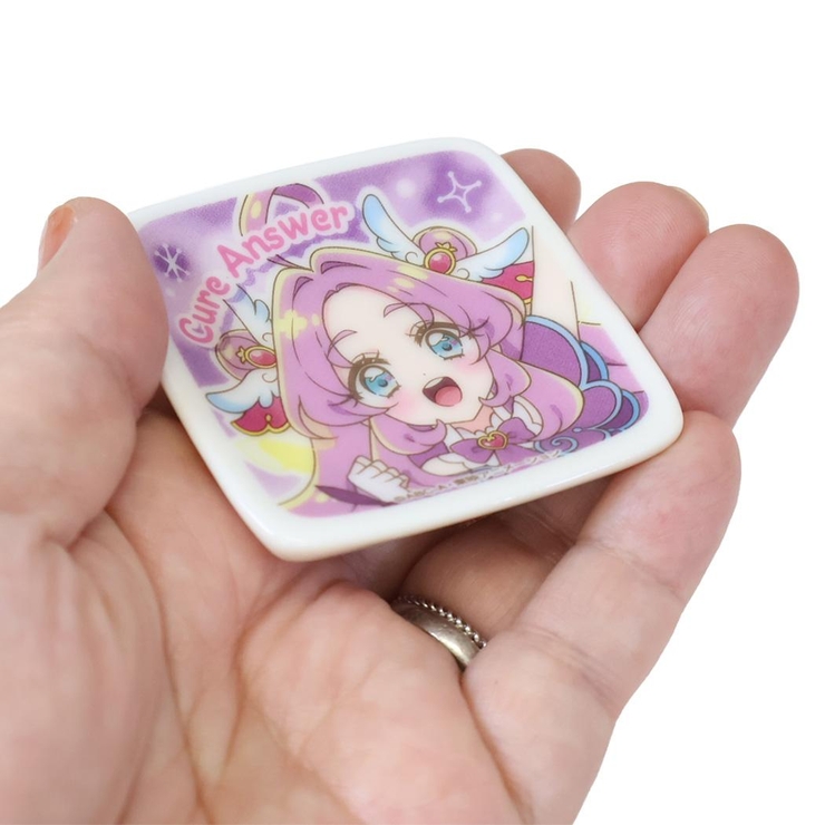 名探偵プリキュア！ キッズ食器 プチ角小皿 キュアアンサー 金正陶器 | cinemacollection | 詳細画像2 