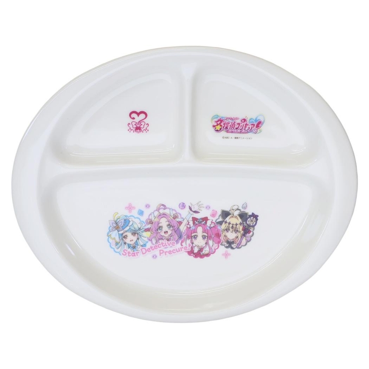 名探偵プリキュア！ キッズ食器 ランチ皿 こども食器シリーズ 金正陶器 | cinemacollection | 詳細画像1 