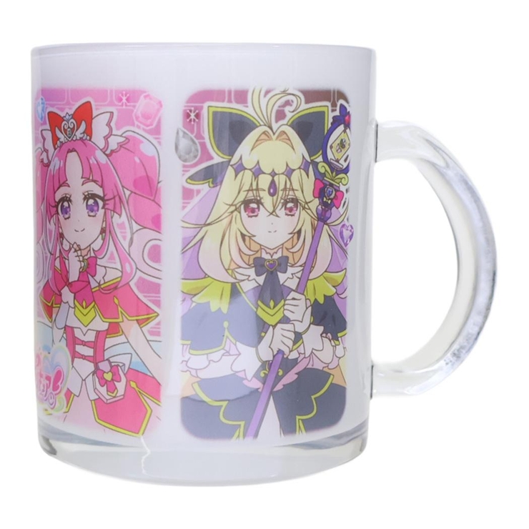 名探偵プリキュア！ マグカップ ガラスマグカップ こども食器シリーズ 金正陶器 | cinemacollection | 詳細画像1 