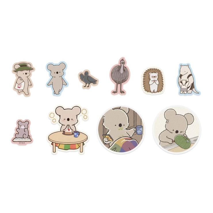 コアラ絵日記 ダイカットミニシール フレークシール | cinemacollection | 詳細画像2 