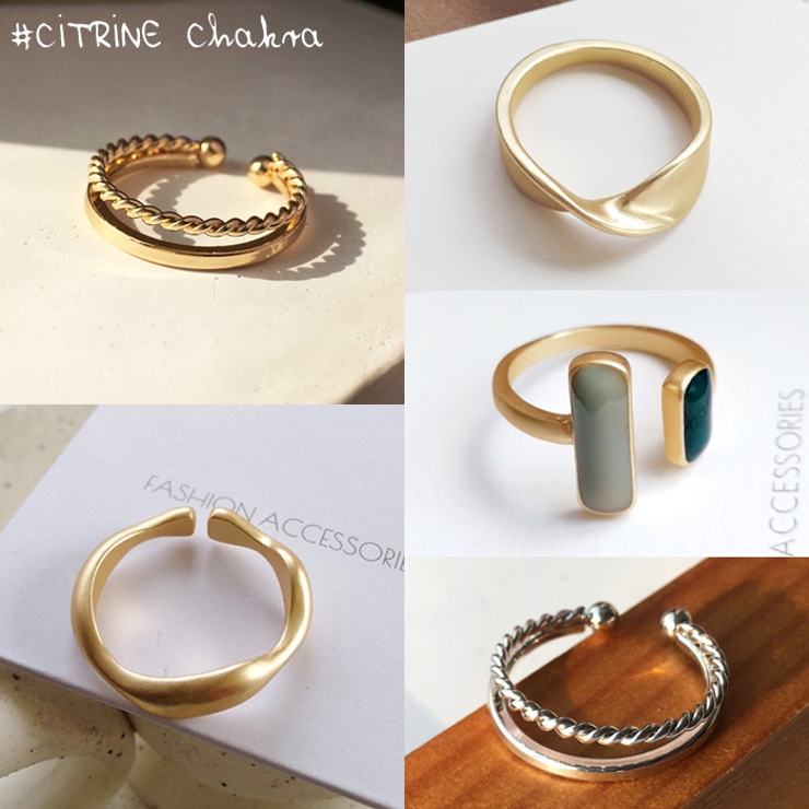 デザインリングA◆アクセサリー リング 指輪 | CITRINE Chakra | 詳細画像1 