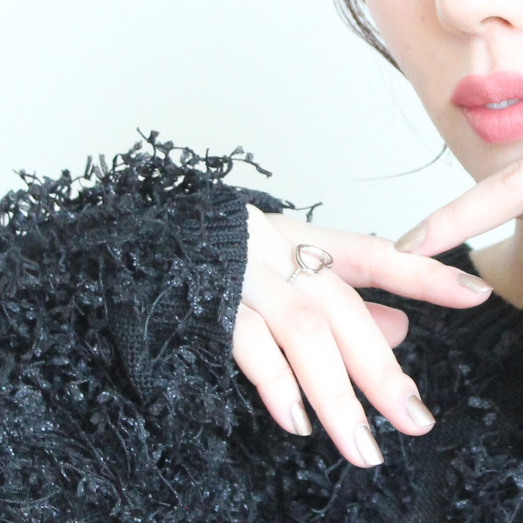 ハート モチーフ リング 一癖 シルバー ゴールド アクセサリー | SELECT LEVERY  | 詳細画像3 