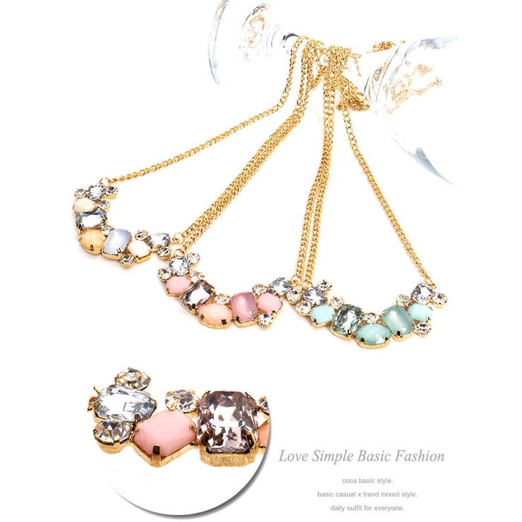 多形ミルキービジューデコラネックレス（ジュエリー アクセサリー | coca | 詳細画像4 