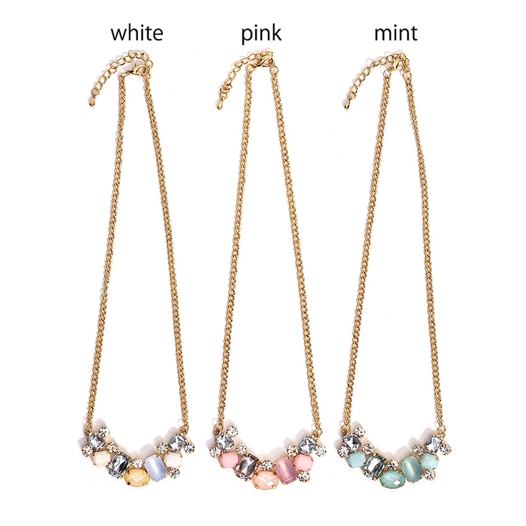 多形ミルキービジューデコラネックレス（ジュエリー アクセサリー | coca | 詳細画像5 