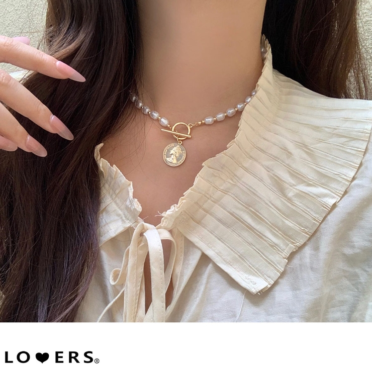 冬新作 パール コイン ネックレス 品番 Jp Lovers ラバーズ のレディースファッション通販 Shoplist ショップリスト