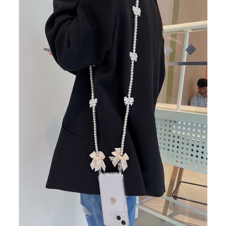 春新作 リボンパール ショルダーストラップ | LOVERS | 詳細画像7