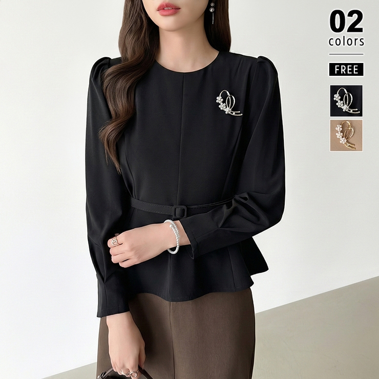 シルバー | 品よく映えるパールラインブローチ セレモニー ブローチ | COCOMOMO