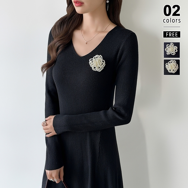 【選べる2デザイン】立体パールフラワーブローチ パールブローチ セレモニー | COCOMOMO | 詳細画像13 