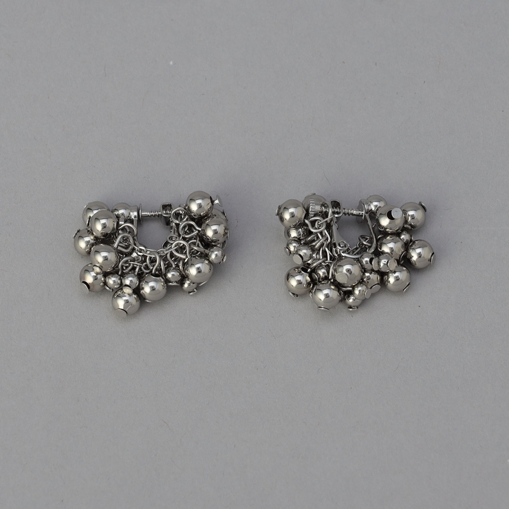 SILVER | ボリュームツブツブチェーンイヤリング | coen【women】