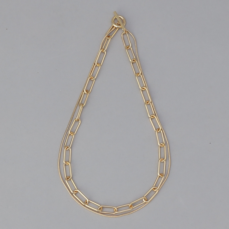 ボリュームチェーン二連ネックレス | coen【women】 | 詳細画像2 