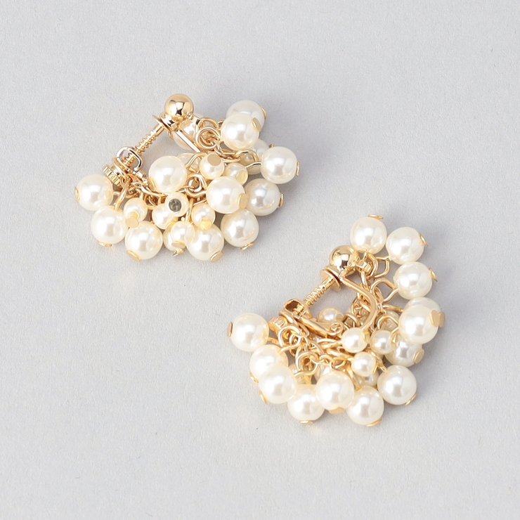GOLD | ボリュームツブツブパールイヤリング | coen【women】