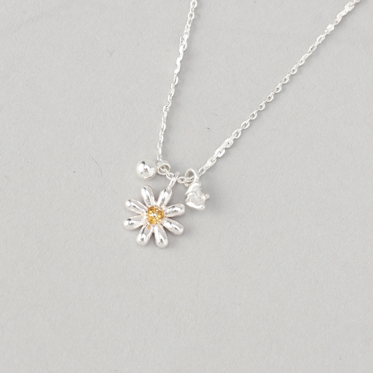 フラワーモチーフショートネックレス | coen【women】 | 詳細画像3 