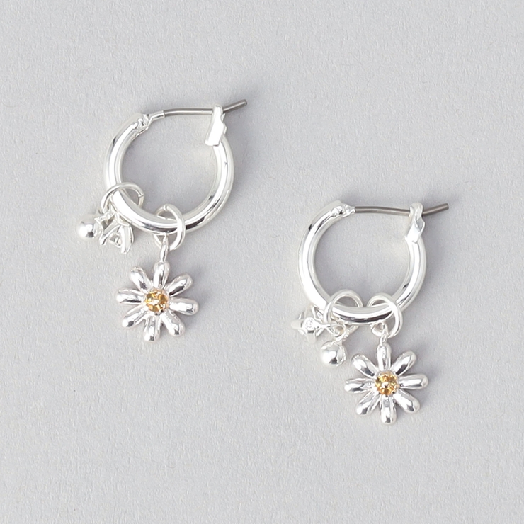 フラワーモチーフ 2wayフープピアス | coen【women】 | 詳細画像3 