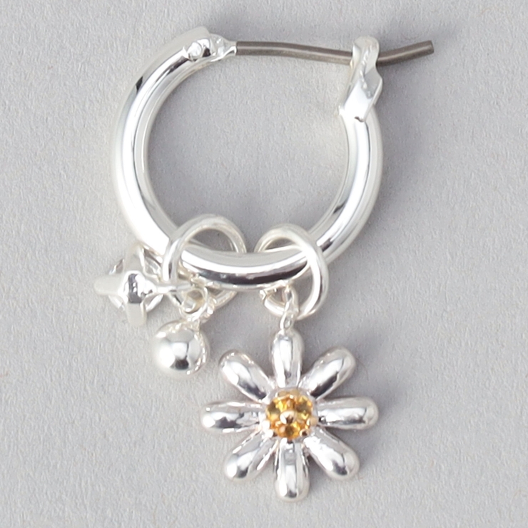 フラワーモチーフ 2wayフープピアス | coen【women】 | 詳細画像4 