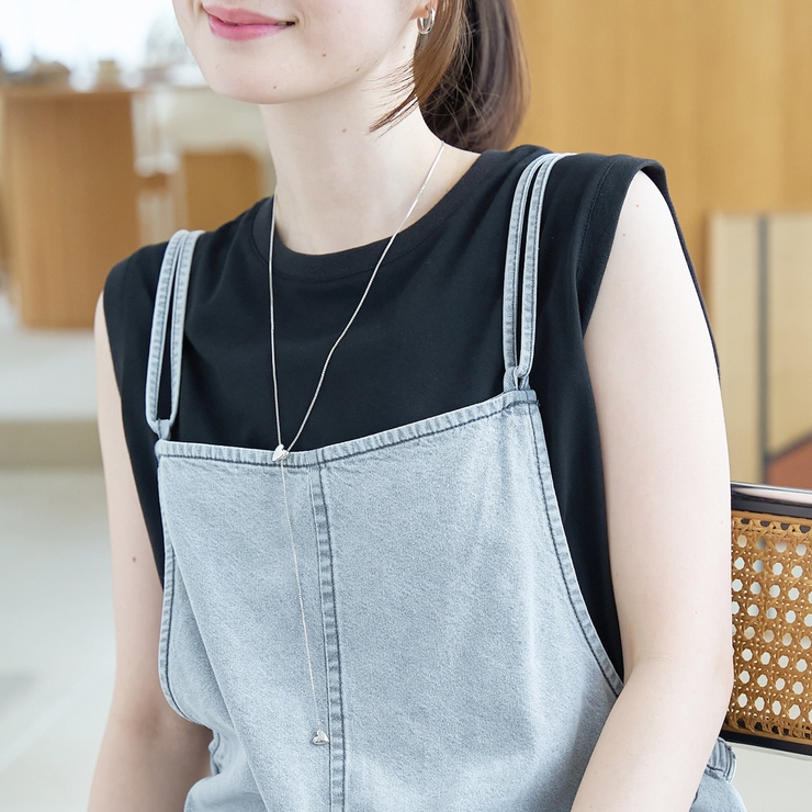 SILVER | ハートモチーフスライドチェーンネックレス | coen【women】