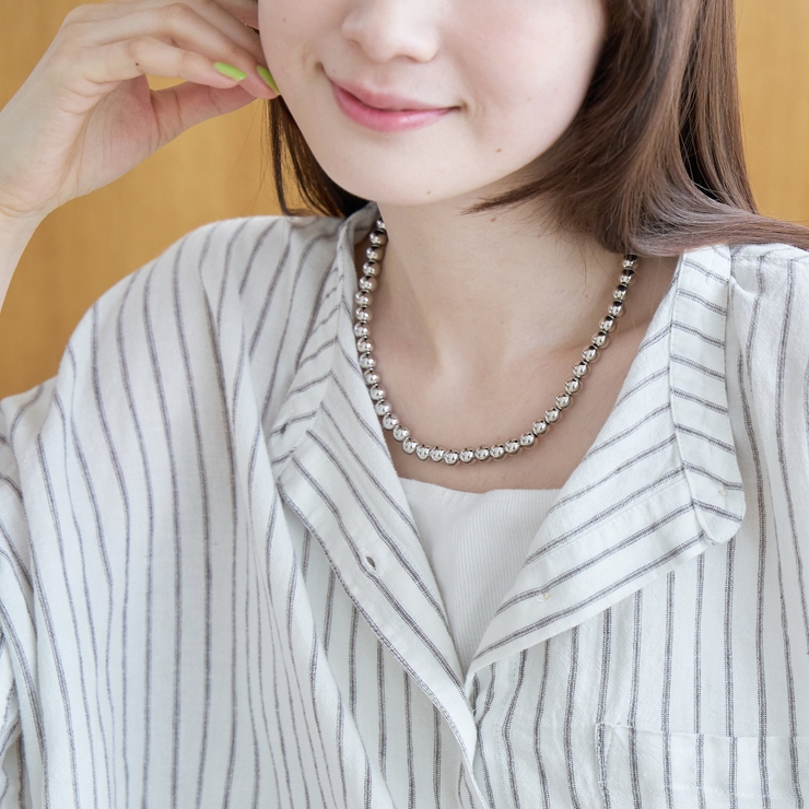 8mmボールビーズネックレス | coen【women】 | 詳細画像2 
