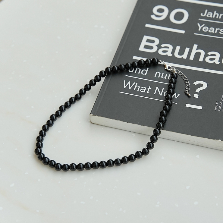 BLACK | 8mmボールビーズネックレス | coen【women】
