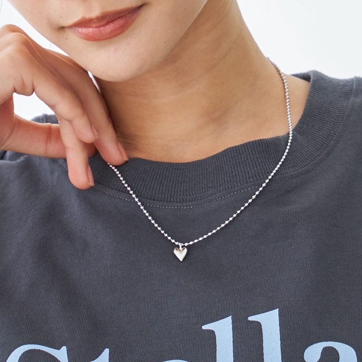 プチハートボールチェーンネックレス | coen【women】 | 詳細画像3 