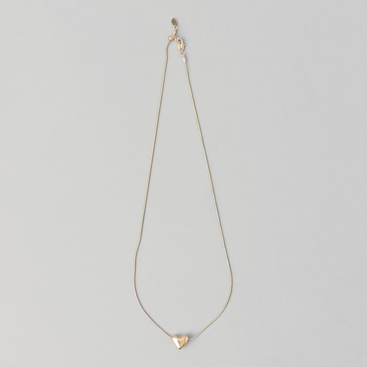 プチハートモチーフスネークチェーンネックレス | coen【women】 | 詳細画像10 