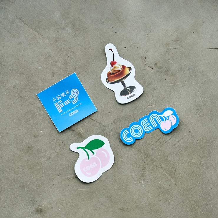 不純喫茶ドープ別注ステッカー4点セット | coen【women】 | 詳細画像7 