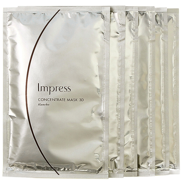カネボウ　Impress インプレス　コンセントレートマスク3D ６枚入り カネボウ Impress インプレス コンセントレートマスク3D 6枚入り