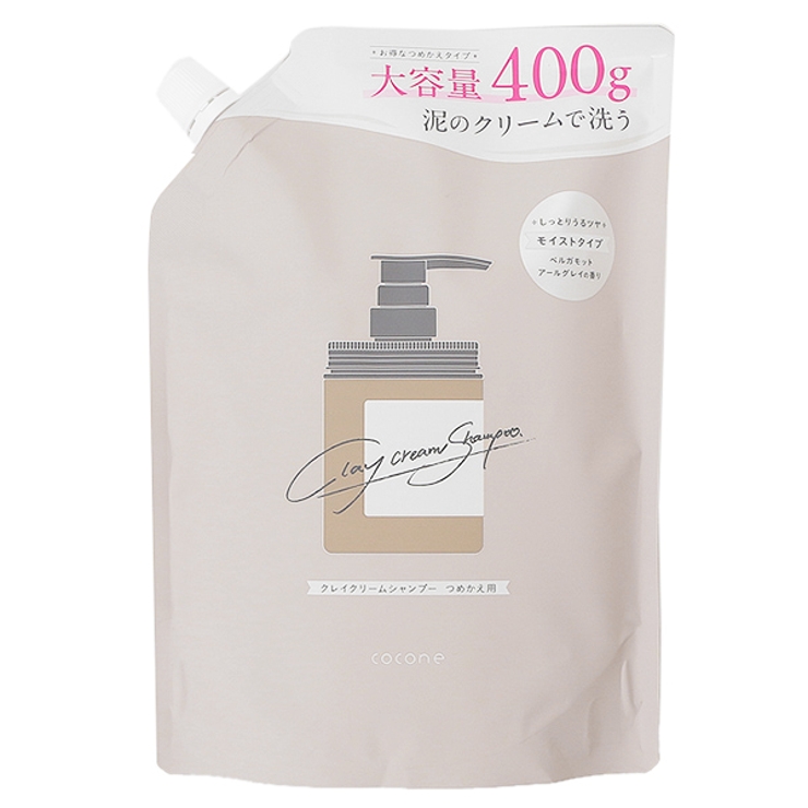 cocone クレイクリームシャンプー 380g ベルガモットアールグレイ　3本 Amazon | クレイクリームシャンプー cocone ココネ [ シャンプー