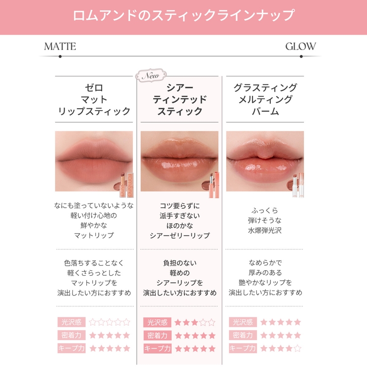 【 ロムアンド正規代理店】SET シアーパールパウダー＋シアーティンテッドスティ… | COSME Re:MAKE | 詳細画像39 