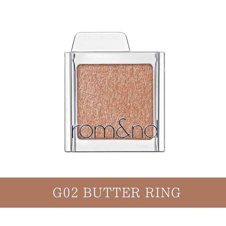 G02 BUTTER RING | 【 ロムアンド正規代理店】スライドインシングル 【グリッター】 | COSME Re:MAKE