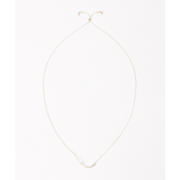 カーブメタルネックレス | ikka  | 詳細画像2 