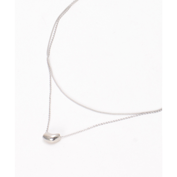 ビーン2連ネックレス | ikka  | 詳細画像4 