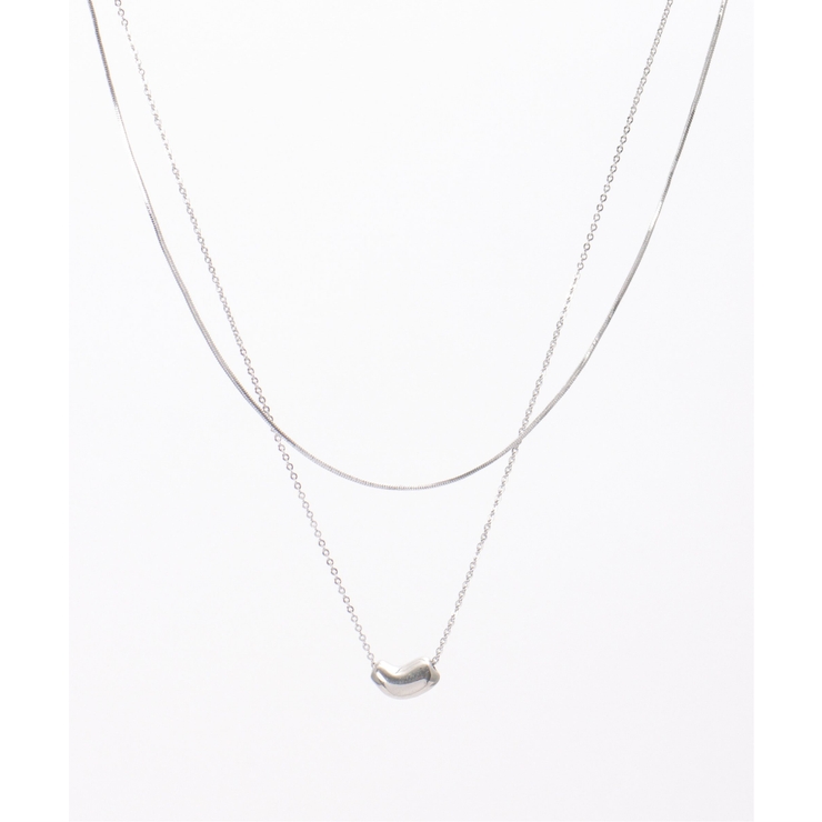 ビーン2連ネックレス | ikka  | 詳細画像7 