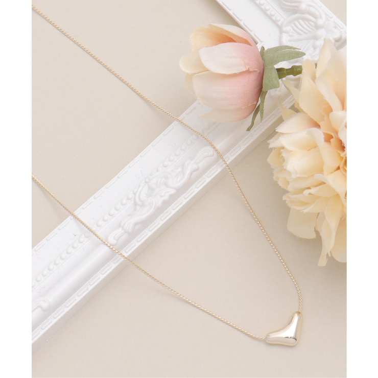 ニュアンスハートトップネックレス | ikka  | 詳細画像1 