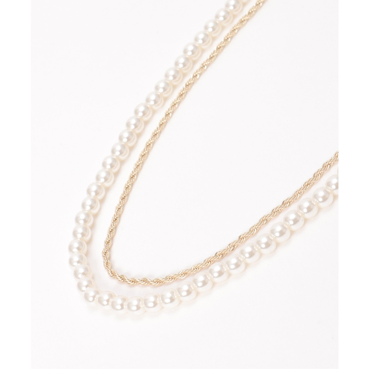 チェーンパール2セットネックレス | ikka  | 詳細画像3 