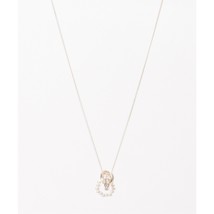 パールストーンリングネックレス | ikka  | 詳細画像6 