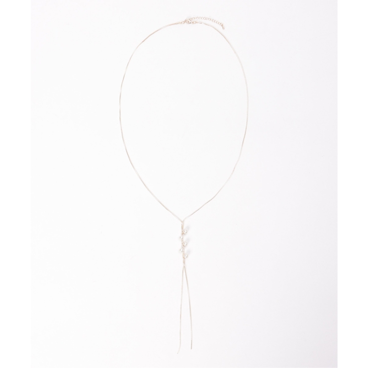 パール付きY字ネックレス | ikka  | 詳細画像2 