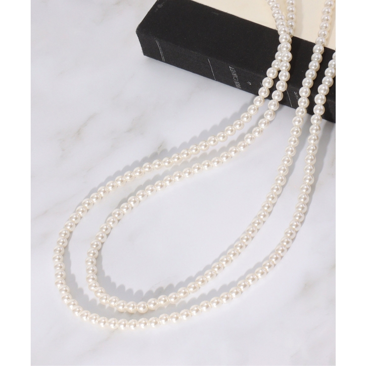 ロングパールネックレス | ikka  | 詳細画像1 