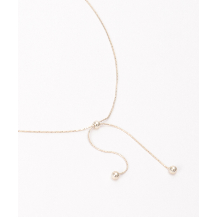 4パヴェボールスライドネックレス | ikka  | 詳細画像5 