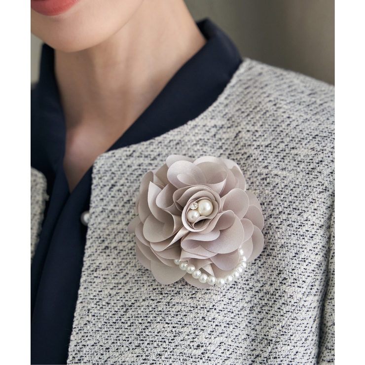 【フォーマル対応】フラワーコサージュA | ikka  | 詳細画像1 