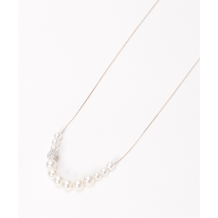 キラキラボールスライドネックレス | ikka  | 詳細画像3 