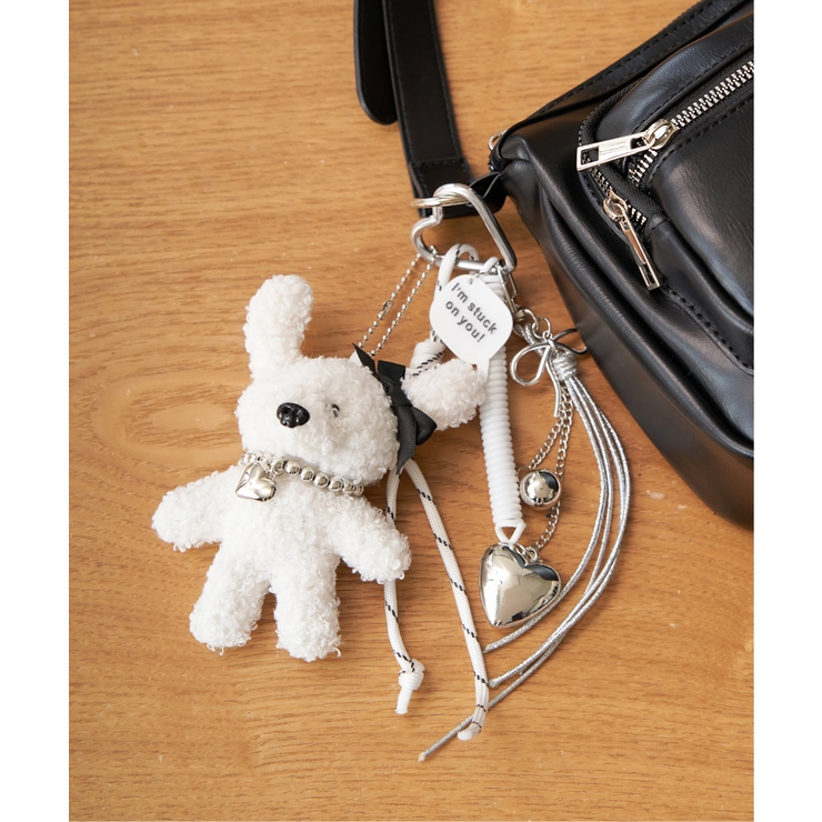 ホワイト | ボアドッグチャーム | VENCE share style【WOMEN】