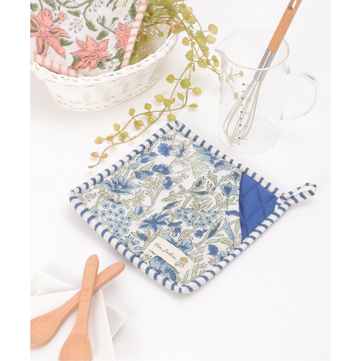 ミトン鍋敷きブロックプリント | Lbc with Life | 詳細画像1 