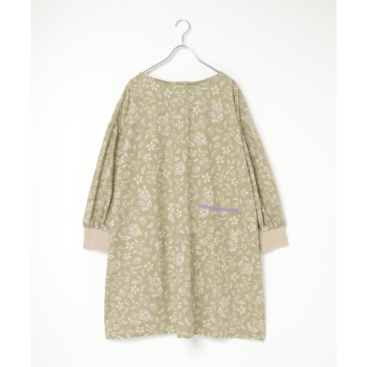 ベージュ | フローラル割烹着 | Lbc with Life