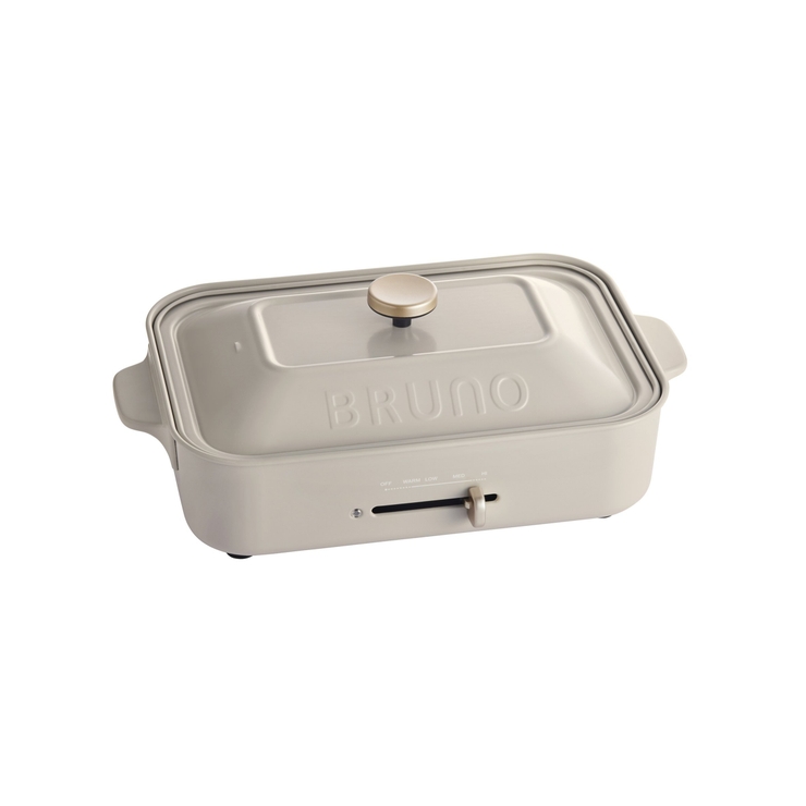 BRUNO ブルーノ コンパクトホットプレート アッシュグレイズ[品番