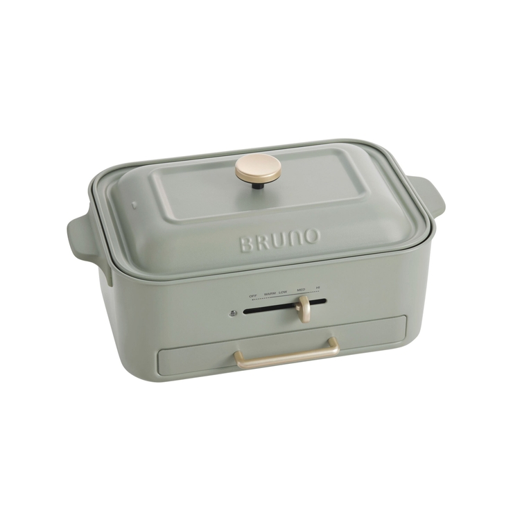 グリーン | BRUNO ブルーノ コンパクトグリルホットプレート | ikka 