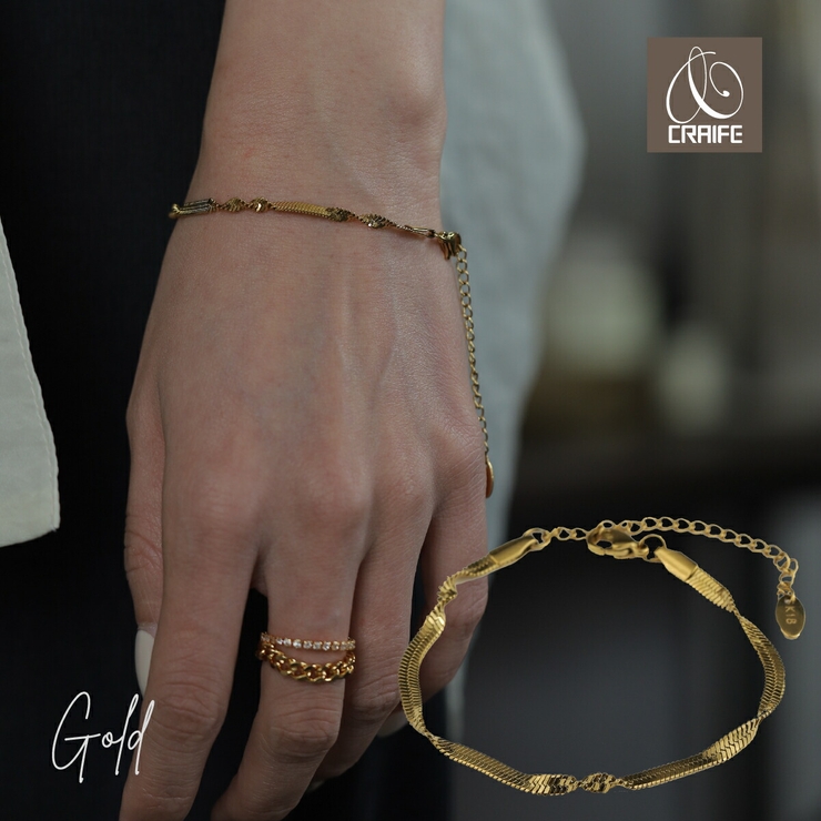 【CRAIFE】ブレスレット サージカルステンレス316L 金属アレルギー対応 | CRAIFE | 詳細画像1 