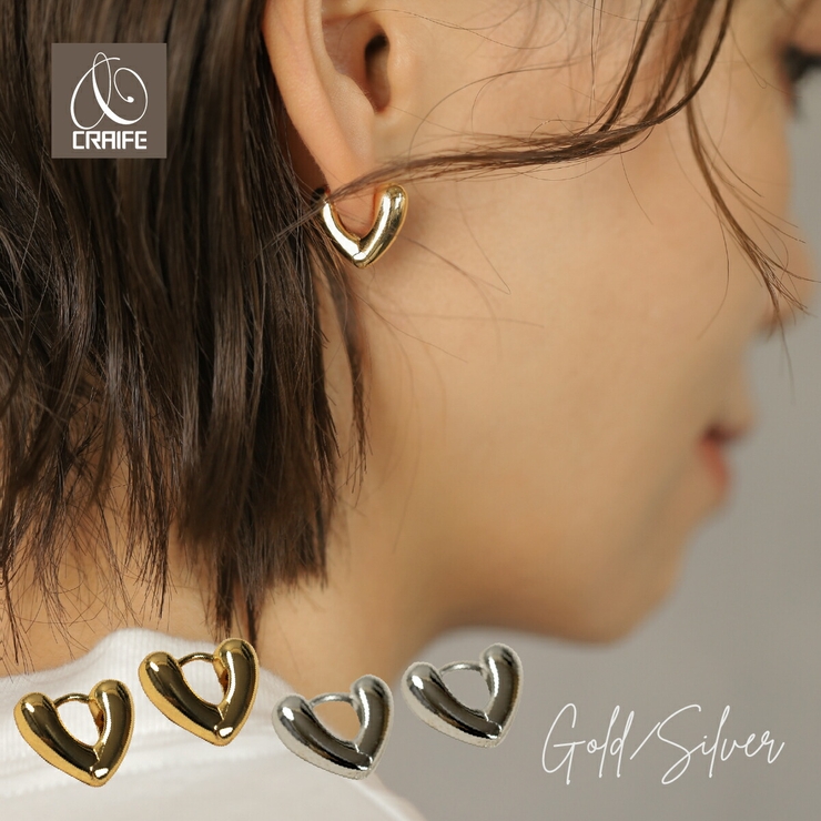 【CRAIFE】フープピアス 金属アレルギー対応 両耳セット | CRAIFE | 詳細画像1 