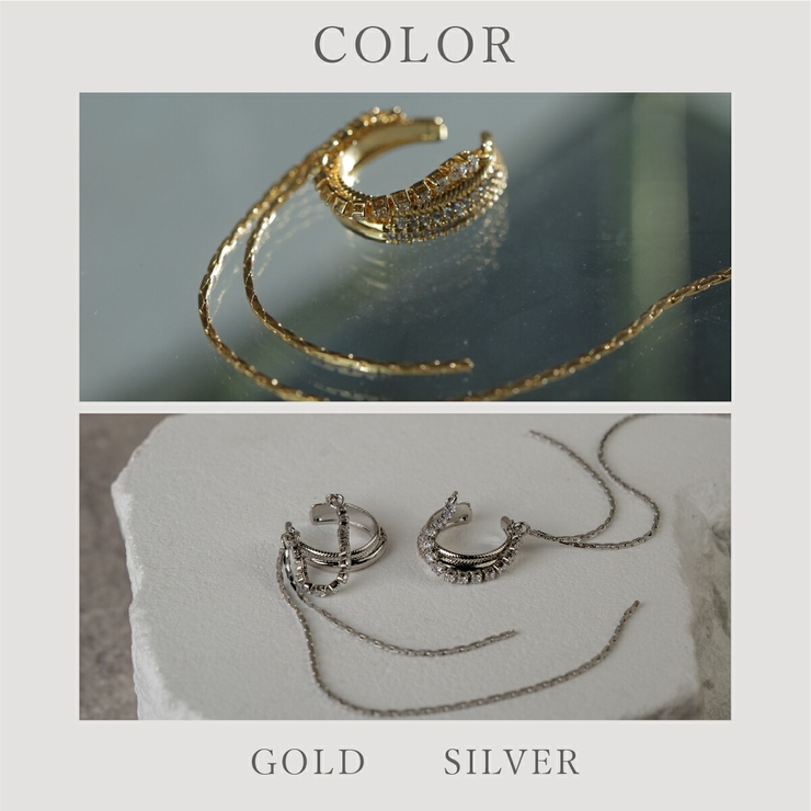 【CRAIFE】イヤーカフ イヤカフ 金属アレルギー対応 片耳用（左右選択可） | CRAIFE | 詳細画像16 