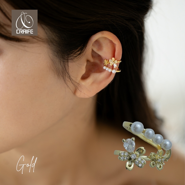 【CRAIFE】イヤーカフ イヤカフ 金属アレルギー対応 片耳用 | CRAIFE | 詳細画像1 